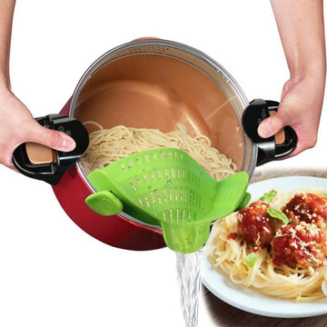 Universal Silicone Clip-on Pan Pot Strainer