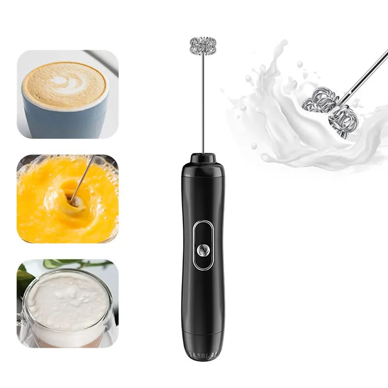 Handheld Electric Milk Frother Egg Beater