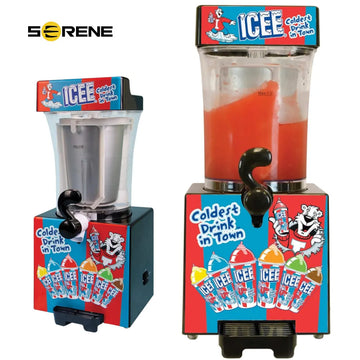 iscream Genuine ICEE Brand Counter-Top Sized ICEE Slushie Maker - Spins Your Pre-Chilled Ingredients with Your Ice