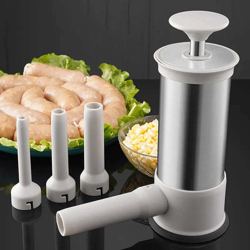 Stainless Steel Meat Stuffer Horizontal Sausage Maker